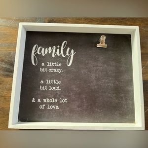 Family picture frame